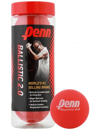 Pelotas Racquetball Penn Ballistic 2.0 x 3