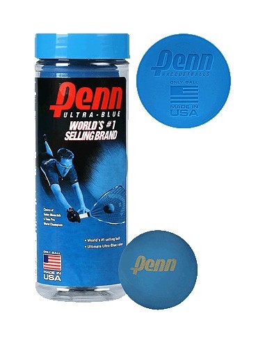 Pelotas Racquetball Penn Ultra Blue x 3